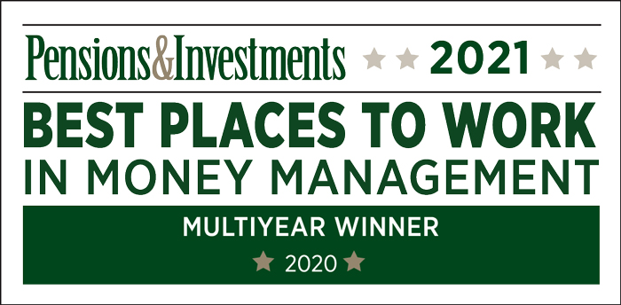 Conning Named to "2021 Best Places to Work in Money Management" List by Pensions & Investments